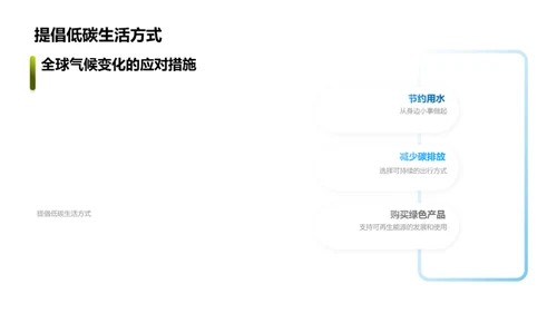 全球气候变化与应对