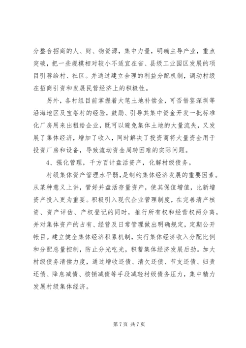 大庄村集体经济收入调查分析报告 (2).docx