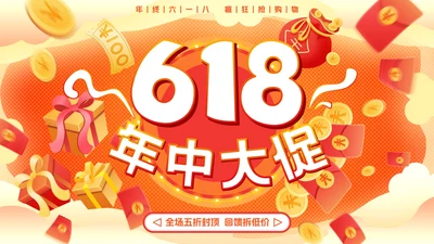 618活动主题策划方案PPT模板