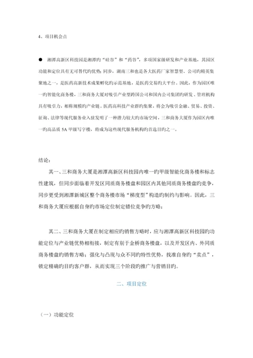 商务大厦专项项目推广专题方案.docx