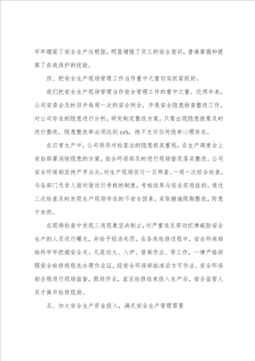 企业安全生产quot网络quot工作汇报