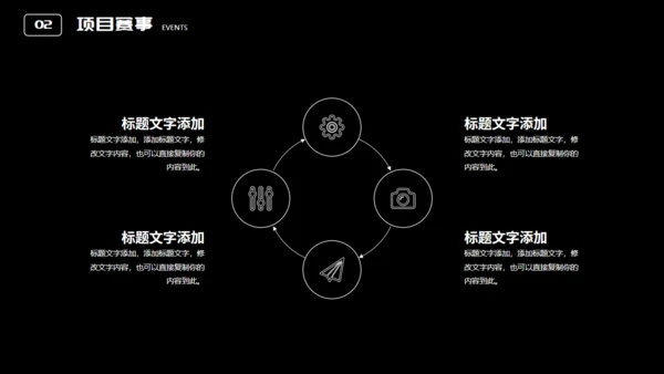 自行车运动骑行者通用PPT模板