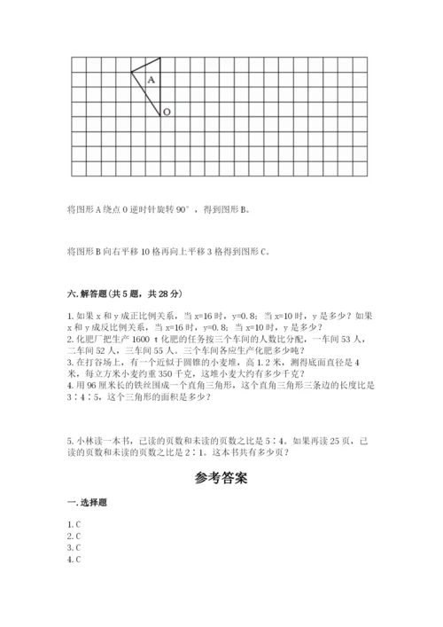北师大版数学六年级下册期末测试卷及参考答案【培优a卷】.docx