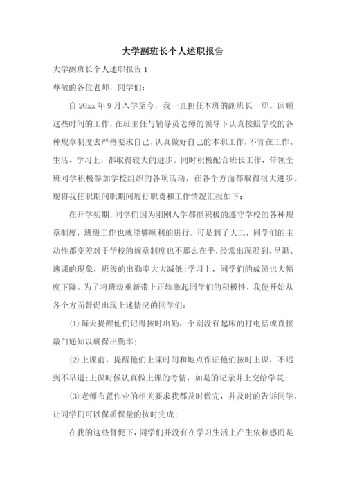 大学副班长个人述职报告.docx