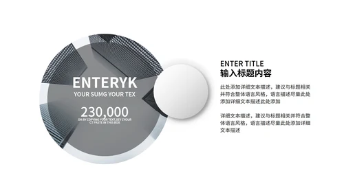 黑色商务简约商业计划PPT模板