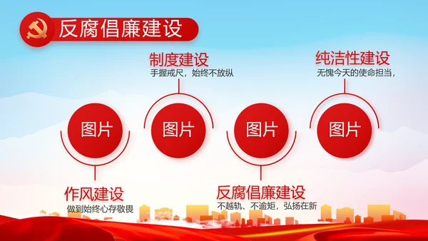 党建党支部工作总结汇报计划PPT党课