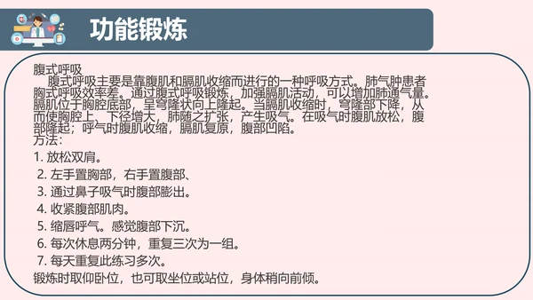 COPD慢性阻塞性肺部疾病患者护理查房PPT模板