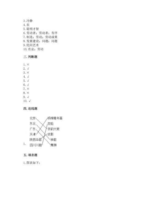 部编版四年级下册道德与法治 期末测试卷精品【满分必刷】.docx