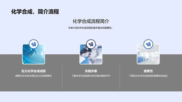 化学合成流程改进报告PPT模板