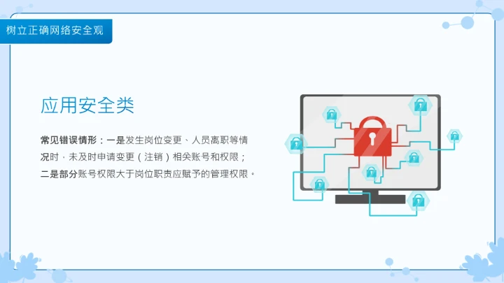 小学生主题班会通用版 网络安全学习班会课件