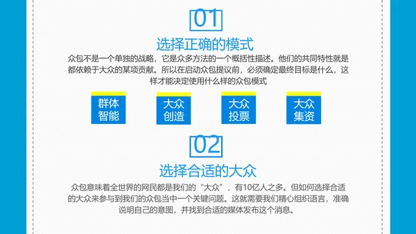 众包平台介绍通用PPT模板