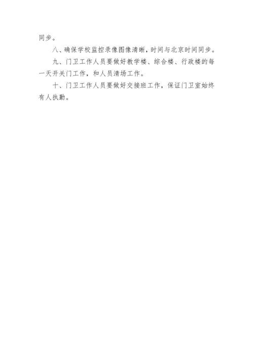 学校门卫管理制度.docx