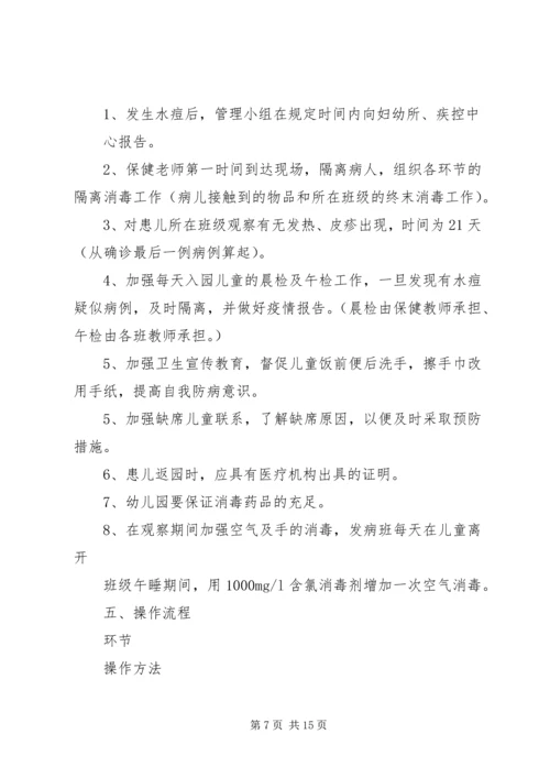 预防水痘传染病工作应急预案 (5).docx