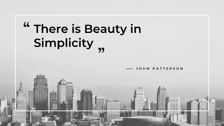 创意黑白调极简主义公司简介动态PPT模板