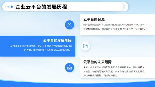微软风企业云平台简介通用PPT模板
