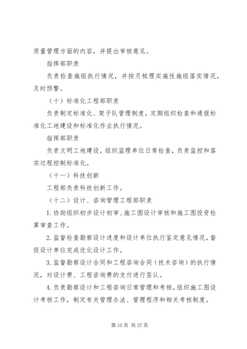 企业部门职能划分.docx