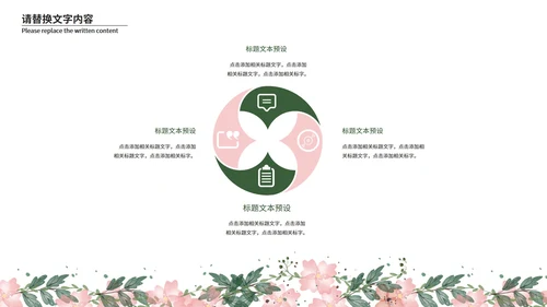 小清新总结汇报PPT模板