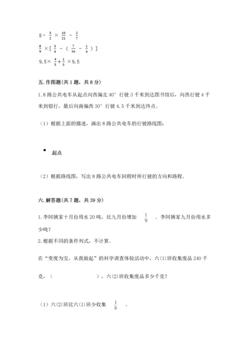 人教版六年级上册数学期末测试卷（典优）word版.docx