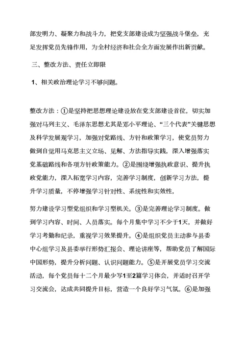 活动专项方案之整改专项方案的组织保障.docx