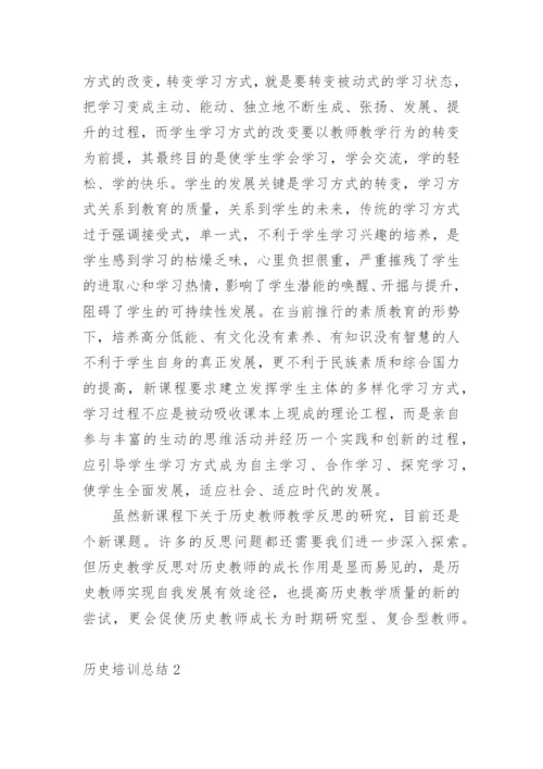 历史培训总结.docx