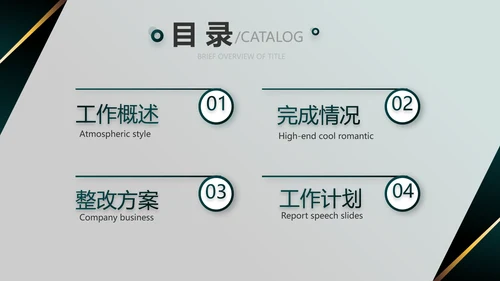 度工作计划年年终总结PPT