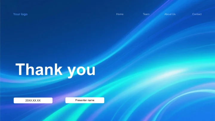 蓝色科技风企业新服务上线发布汇报PPT主题