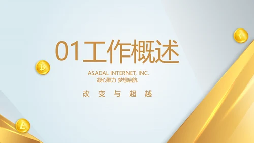 金融投资理财黄金期货投资年终总结PPT模板