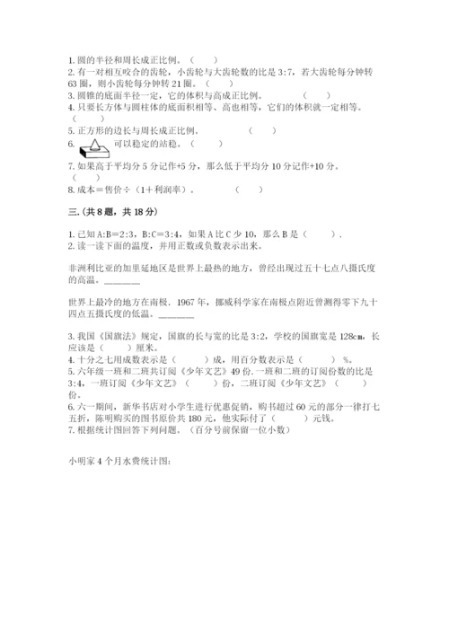 北师大版数学小升初模拟试卷及一套完整答案.docx