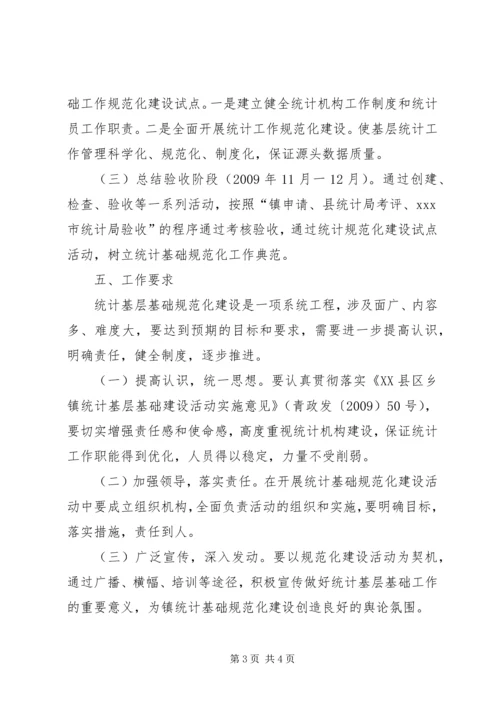 乡镇开展统计基础规范化建设.docx
