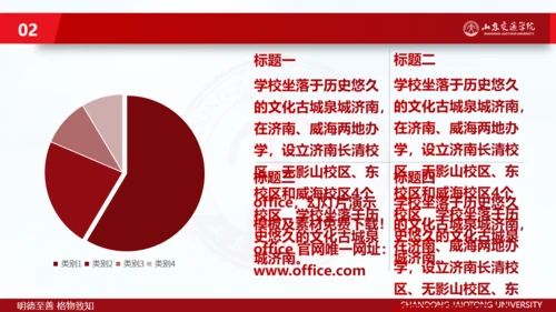 山东交通学院毕业生论文答辩汇报通用PPT模板