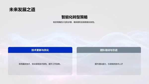 智能化转型述职报告PPT模板