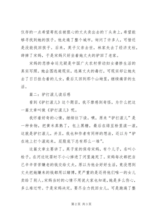 驴打滚儿读后感 (2).docx