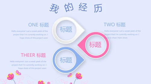 卡通可爱儿童班干部竞选个人简历自我介绍动态PPT模板
