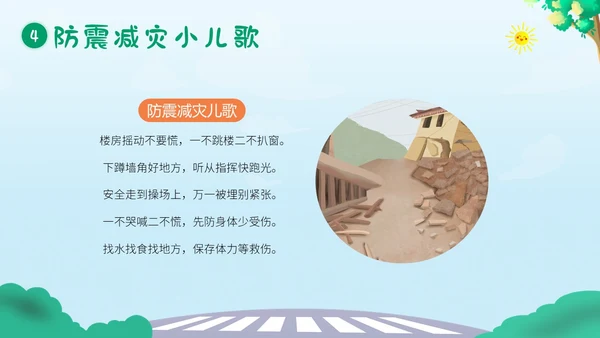 防震减灾5月12日全国防灾减灾日幼儿园防震演练班会PPT