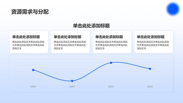 蓝色渐变风数据分析报告PPT模板