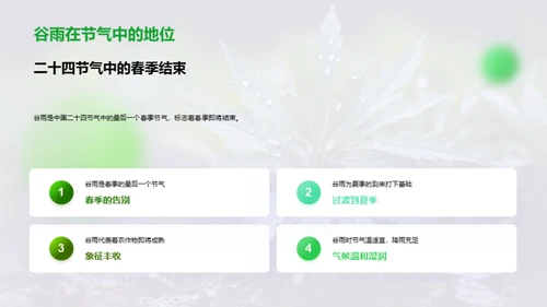 谷雨节气与环保
