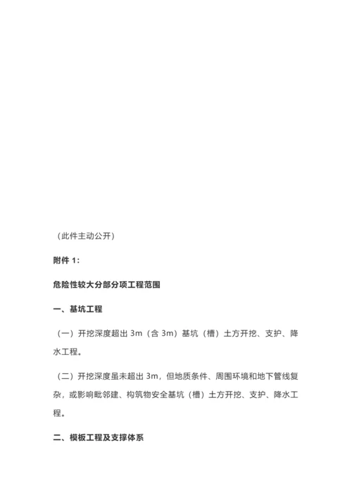 危险性较大的分部分项综合重点工程安全管理标准规定.docx