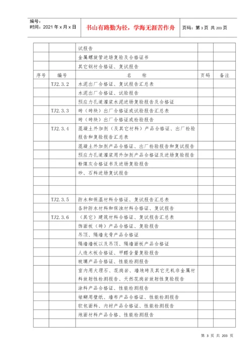 建筑工程施工质量验收全套资料.docx