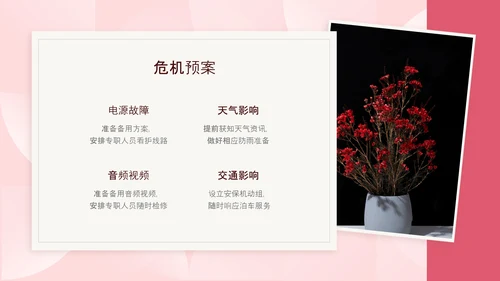 简约风粉色情人节营销推广方案