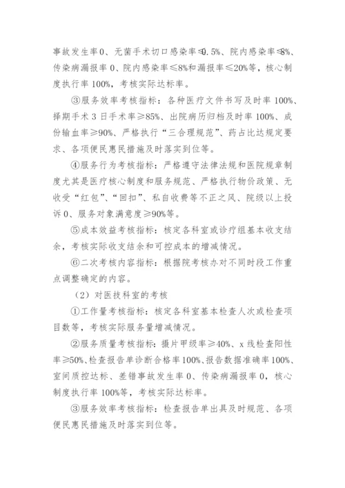 县级医院绩效考核分配方案.docx