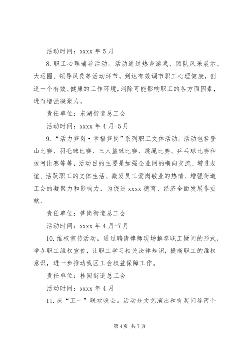 五一劳动节活动实施方案.docx