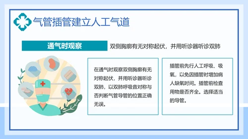 气管插管建立人工气道通用PPT课件模板
