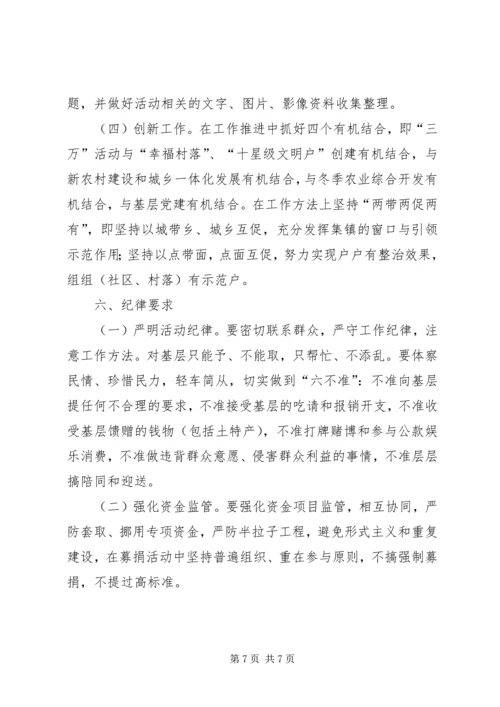 食药监局干部进村活动方案 (2).docx
