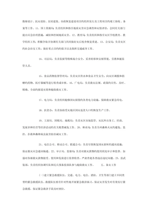八松乡自然灾害应急全新预案.docx