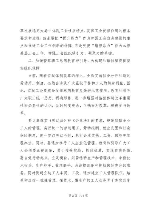 做好新形势下的监狱工会工作 (2).docx