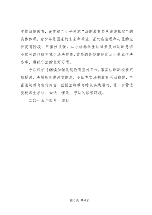 城关小学六五”普法工作自查汇报材料 (2).docx