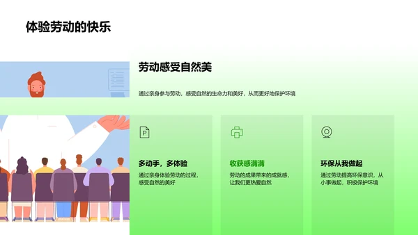 小学生劳动与环保教育PPT模板