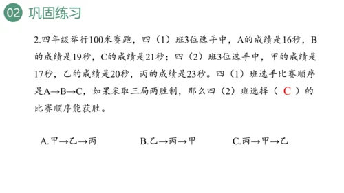 新人教版数学四年级上册9.4 条形统计图与优化课件（31张PPT)