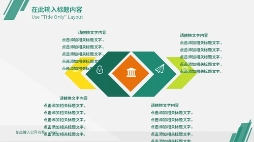 绿色简约风企业战略管理培训通用PPT模板