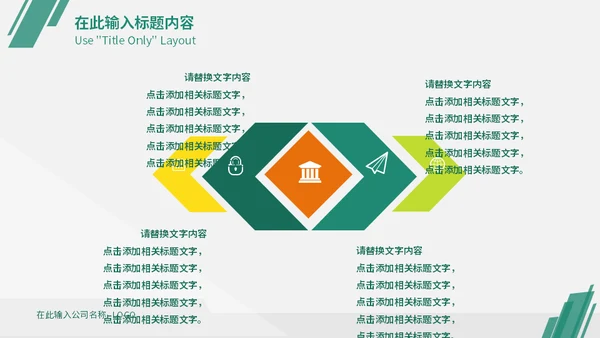 绿色简约风企业战略管理培训通用PPT模板